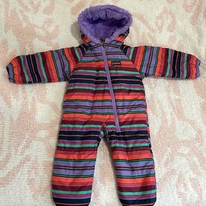 Patagonia Reversible Snowsuit baby onesie